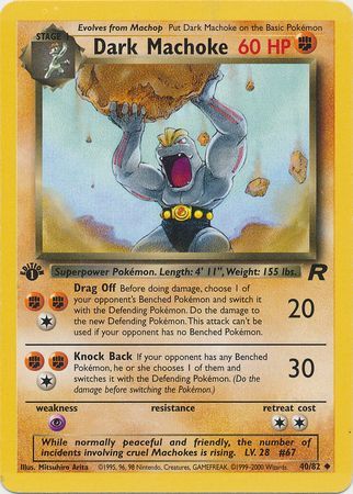 Dark Machoke - 40/82 - Uncommon - 1st Edition available at 401 Games Canada