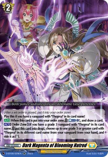 Dark Magenta of Blooming Hatred - D-BT08/029 - Double Rare available at 401 Games Canada