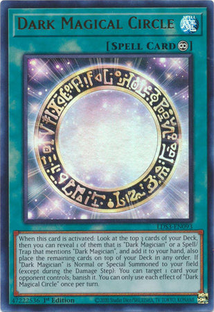 Dark Magical Circle - LDS3-EN093 - Ultra Rare - 1st Edition available at 401 Games Canada