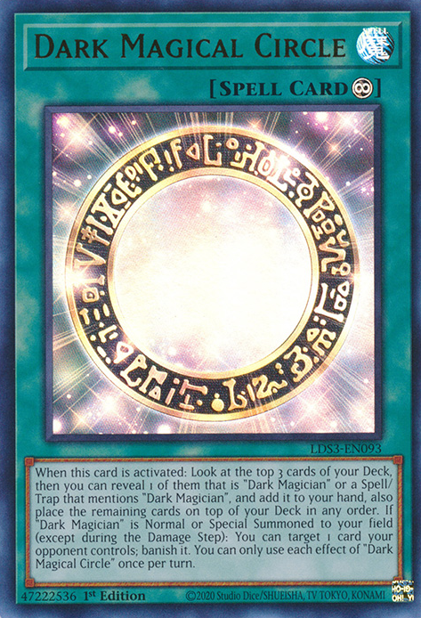 Dark Magical Circle (Red) - LDS3-EN093 - Ultra Rare - 1st Edition available at 401 Games Canada