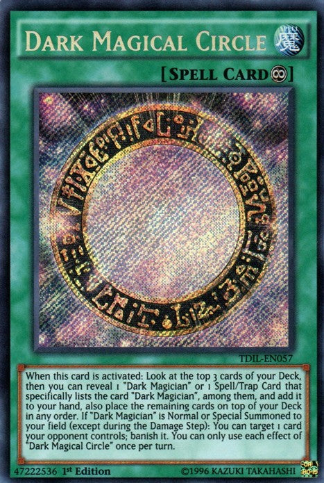 Dark Magical Circle - TDIL-EN057 - Secret Rare - 1st Edition available at 401 Games Canada