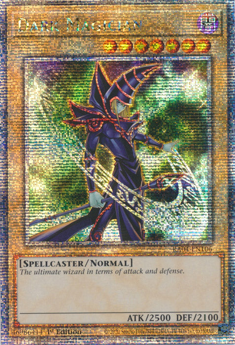 Dark Magician (6th Art) - RA04-EN106 - Quarter Century Secret Rare - 1st Edition