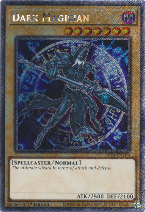 Dark Magician (7th Art) (Platinum Secret Rare) - RA04-EN106 - Platinum Secret Rare - 1st Edition