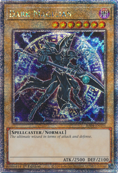 Dark Magician (7th Art) - RA04-EN106 - Quarter Century Secret Rare - 1st Edition