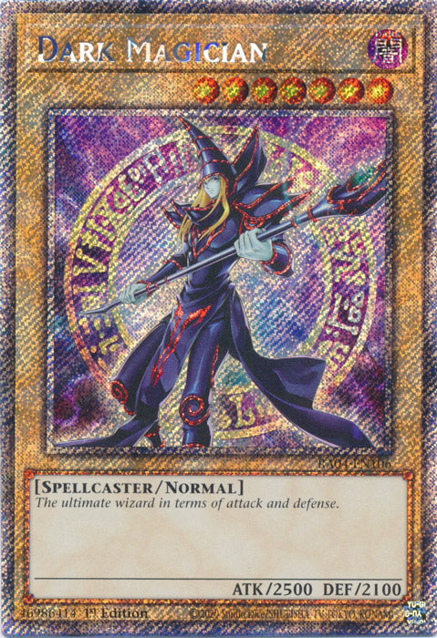 Dark Magician (8th Art) (Platinum Secret Rare) - RA04-EN106 - Platinum Secret Rare - 1st Edition