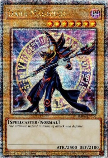 Dark Magician (8th Art) - RA04-EN106 - Quarter Century Secret Rare - 1st Edition