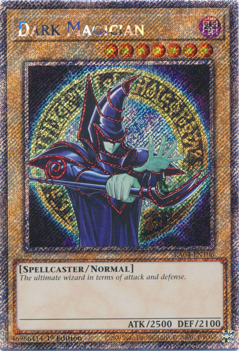 Dark Magician (9th Art) (Platinum Secret Rare) - RA04-EN106 - Platinum Secret Rare - 1st Edition