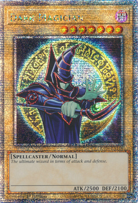 Dark Magician (9th Art) - RA04-EN106 - Quarter Century Secret Rare - 1st Edition