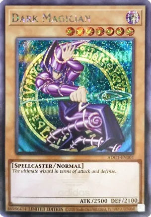 Dark Magician - ADC1-EN001 - Prismatic Secret Rare (Adidas Exclusive) available at 401 Games Canada