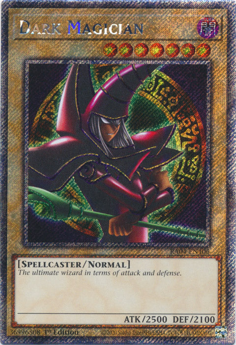 Dark Magician (Arkana) (Platinum Secret Rare) - RA04-EN106 - Platinum Secret Rare - 1st Edition