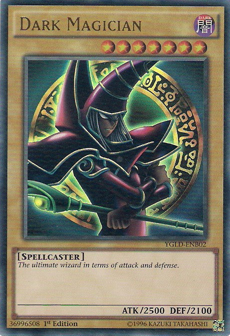 Dark Magician (B) - YGLD-ENB02 - Ultra Rare - 1st Edition available at 401 Games Canada