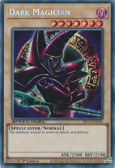 Dark Magician (G) (Secret Rare) - SBC1-ENG01 - Secret Rare - 1st Edition available at 401 Games Canada