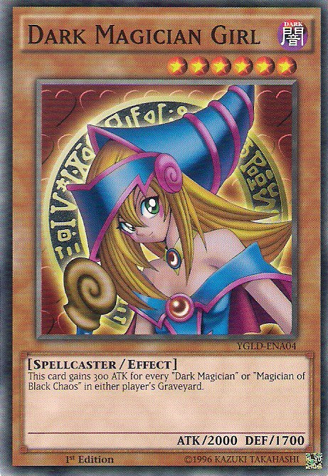 Dark Magician Girl (A) - YGLD-ENA04 - Common - 1st Edition available at 401 Games Canada