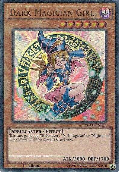 Dark Magician Girl (B) - YGLD-ENB03 - Ultra Rare - 1st Edition available at 401 Games Canada