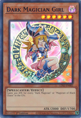 Dark Magician Girl (Blue) - LDS3-EN082 - Ultra Rare - 1st Edition available at 401 Games Canada