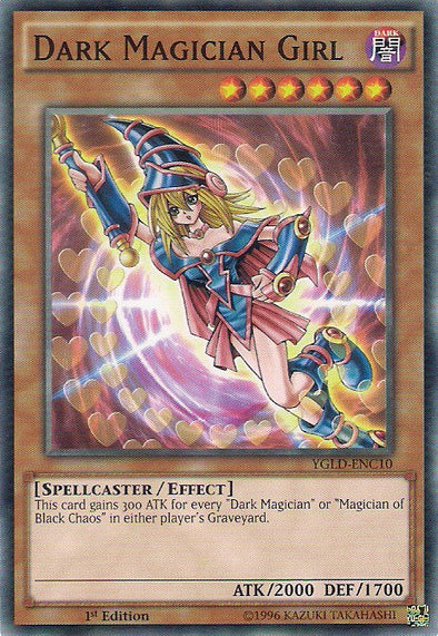 Dark Magician Girl (C) - YGLD-ENC10 - Common - 1st Edition available at 401 Games Canada