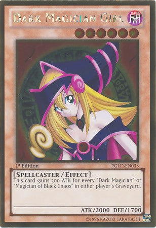 Dark Magician Girl - PGLD-EN033 - Gold Rare - 1st Edition available at 401 Games Canada