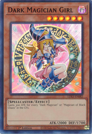 Dark Magician Girl (Red) - LDS3-EN082 - Ultra Rare - 1st Edition available at 401 Games Canada