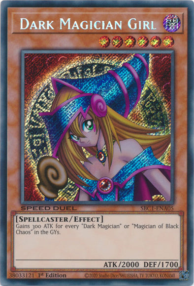 Dark Magician Girl (Secret Rare) - SBC1-ENA05 - Secret Rare - 1st Edition available at 401 Games Canada