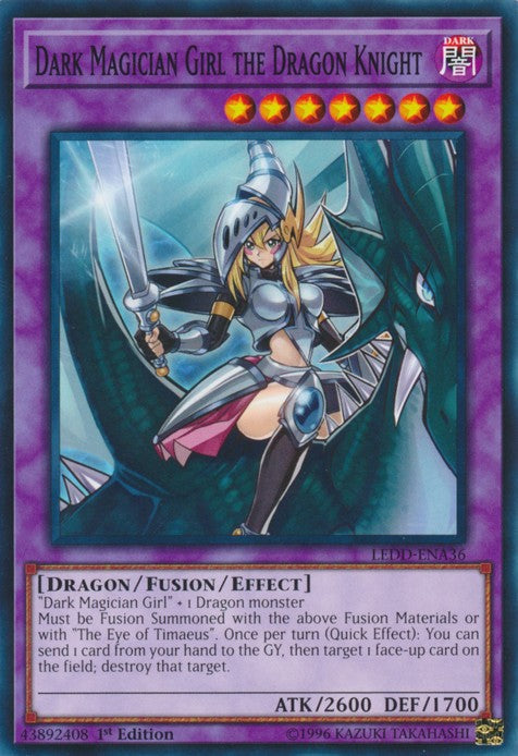 Dark Magician Girl the Dragon Knight - LEDD-ENA36 - Common - 1st Edition available at 401 Games Canada