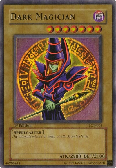 Dark Magician - LOB-005 - Ultra Rare - 1st Edition available at 401 Games Canada