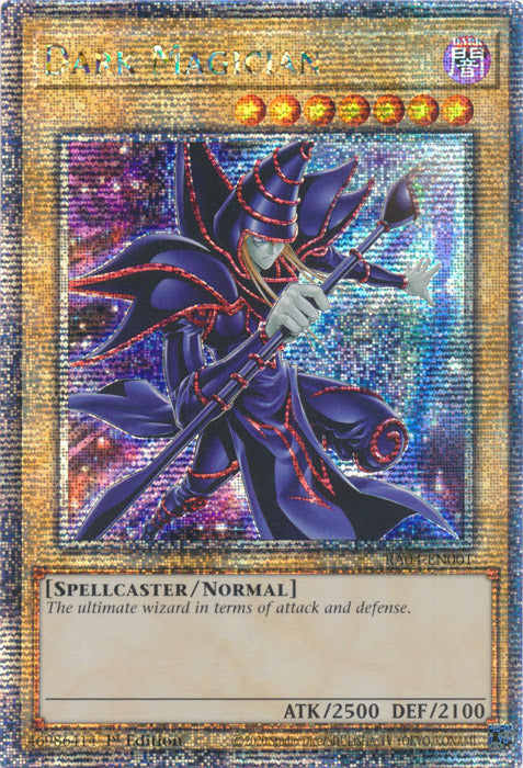 Dark Magician (New Art) - RA04-EN001 - Quarter Century Secret Rare - 1st Edition