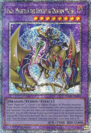 Dark Magician the Knight of Dragon Magic - BLMR-EN001 - Quarter Century Secret Rare - 1st Edition available at 401 Games Canada