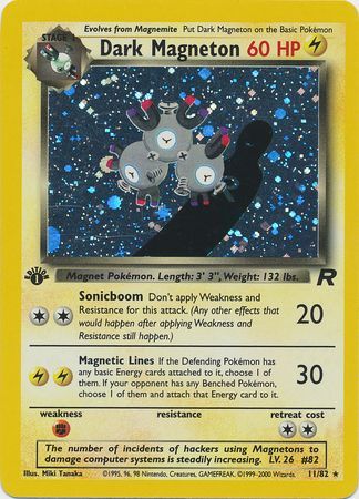Dark Magneton - 11/82 - Holo - 1st Edition available at 401 Games Canada
