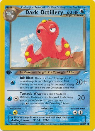 Dark Octillery - 62/105 - Common - 1st Edition available at 401 Games Canada