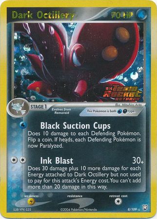 Dark Octillery - 8/109 - Holo Rare - Reverse Holo available at 401 Games Canada