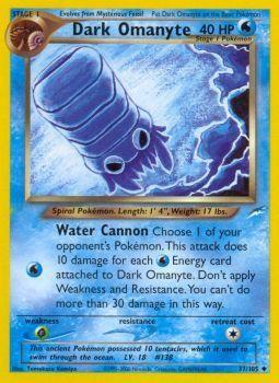 Dark Omanyte - 37/105 - Uncommon - Unlimited available at 401 Games Canada