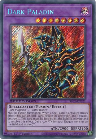 Dark Paladin - SBCB-EN021 - Secret Rare - 1st Edition available at 401 Games Canada