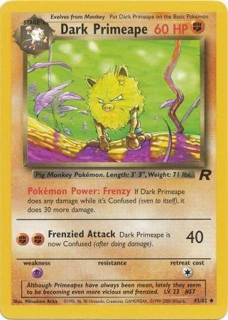 Dark Primeape - 43/82 - Uncommon - Unlimited available at 401 Games Canada