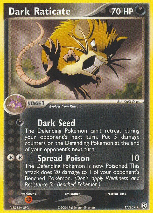 Dark Raticate - 17/109 - Rare available at 401 Games Canada