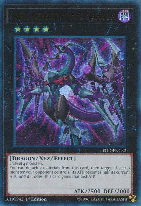 Dark Rebellion Xyz Dragon - LEDD-ENC32 - Ultra Rare - 1st Edition available at 401 Games Canada