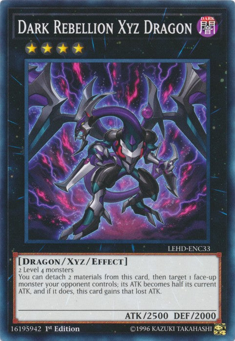 Dark Rebellion Xyz Dragon - LEHD-ENC33 - Common - 1st Edition available at 401 Games Canada