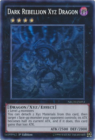 Dark Rebellion Xyz Dragon - NECH-EN053 - Ghost Rare - 1st Edition available at 401 Games Canada