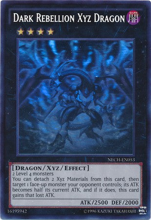 Dark Rebellion Xyz Dragon - NECH-EN053 - Ghost Rare - Unlimited available at 401 Games Canada