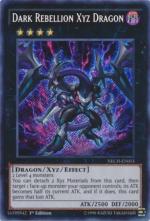 Dark Rebellion Xyz Dragon - NECH-EN053 - Secret Rare - 1st Edition available at 401 Games Canada