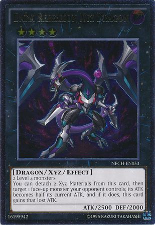 Dark Rebellion Xyz Dragon - NECH-EN053 - Ultimate Rare - Unlimited available at 401 Games Canada