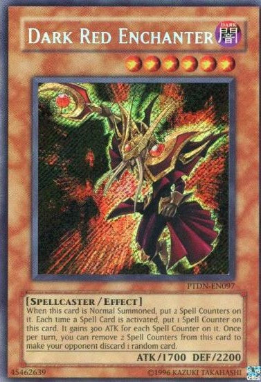 Dark Red Enchanter - PTDN-EN097 - Secret Rare - Unlimited available at 401 Games Canada