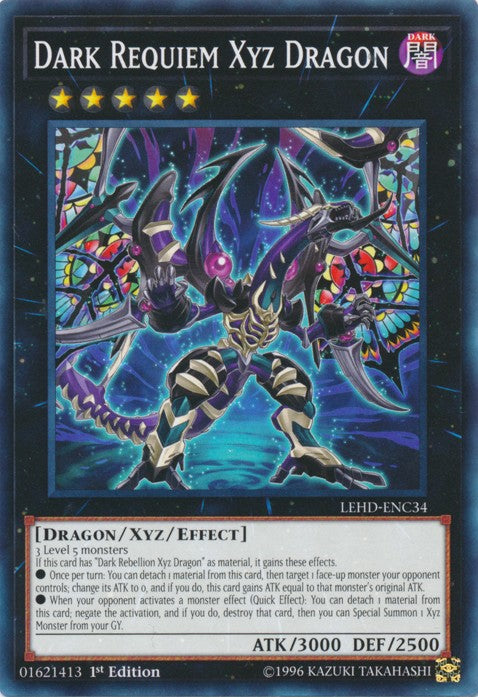 Dark Requiem Xyz Dragon - LEHD-ENC34 - Common - 1st Edition available at 401 Games Canada