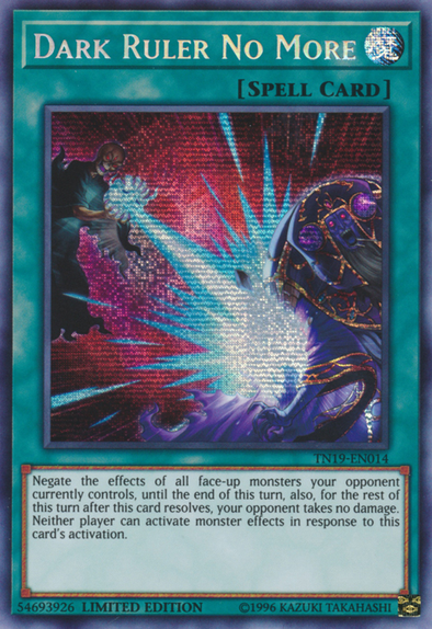 Dark Ruler No More - TN19-EN014 - Prismatic Secret Rare - Limited Edition available at 401 Games Canada