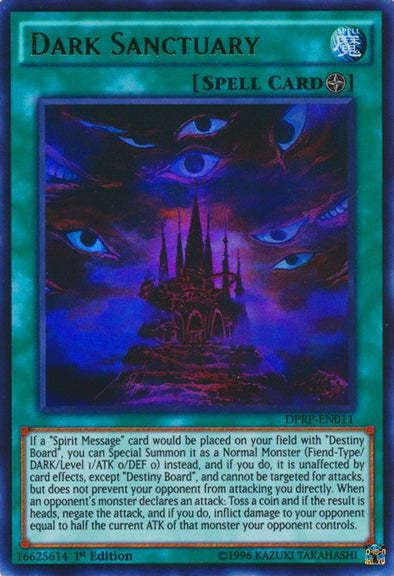 Dark Sanctuary - DPRP-EN011 - Ultra Rare - 1st Edition available at 401 Games Canada