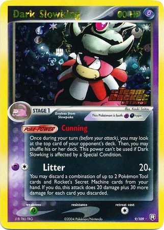 Dark Slowking - 9/109 - Holo Rare - Reverse Holo available at 401 Games Canada