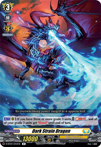 Dark Strain Dragon - D-BT01/044 - Rare available at 401 Games Canada