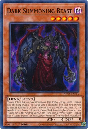 Dark Summoning Beast - SDSA-EN005 - Common - 1st Edition available at 401 Games Canada