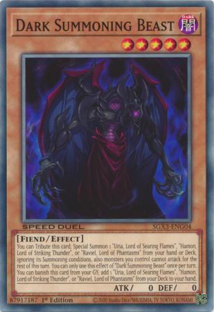 Dark Summoning Beast - SGX3-ENG04 - Common - 1st Edition available at 401 Games Canada