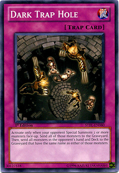 Dark Trap Hole - STBL-EN080 - Common - 1st Edition available at 401 Games Canada