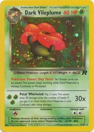 Dark Vileplume - 13/82 - Holo - Unlimited available at 401 Games Canada